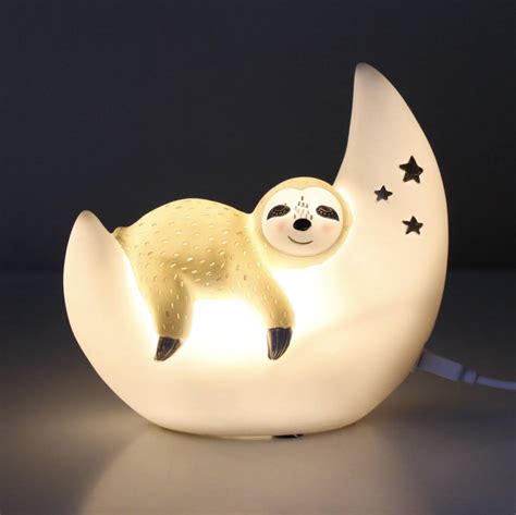 sloth moon night light